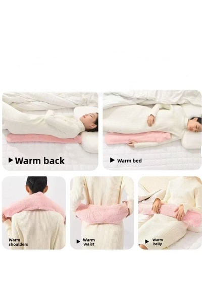 gaman Plush Hot Water Bag 76 cm - Soft Textured Menstrual Hot Water Bag 1 Piece
