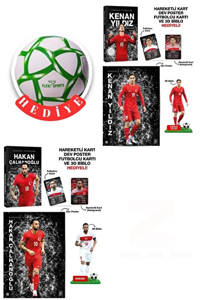 Parodi Yayınları Hakan Çalhanoğlu-Kenan Yıldız-3D Biblo Hediyeli-2 Kitap Set-...