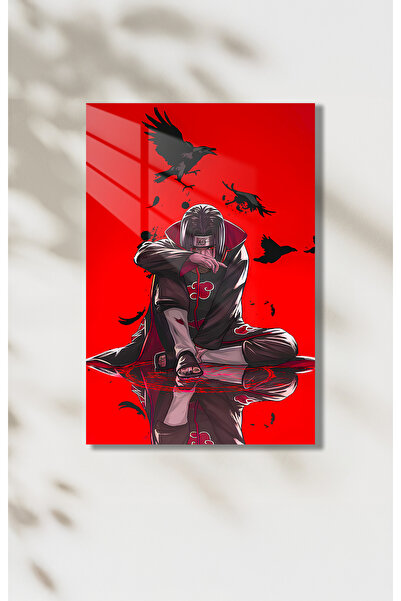 PESHLİSTORE Itachi Uchiha Karga Temalı Anime HD Metal Poster