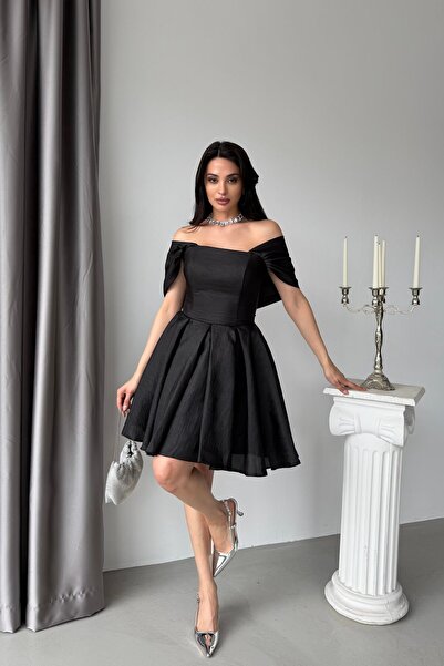 Serica Moda Βραδινό φόρεμα & φόρεμα χορού - Μαύρο - Πλισέ