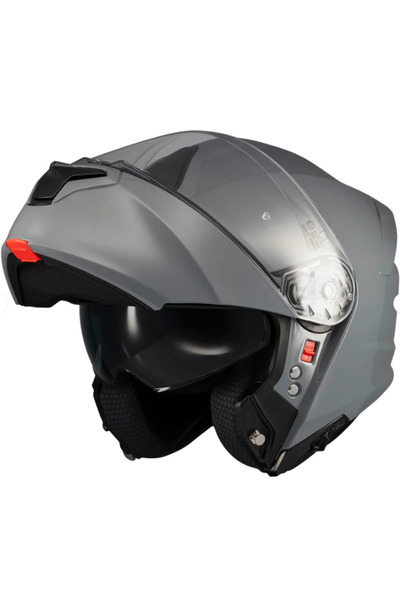 MT Genesis Sv Pure A12 Parlak Gri Çene Açılır Kask-XXL