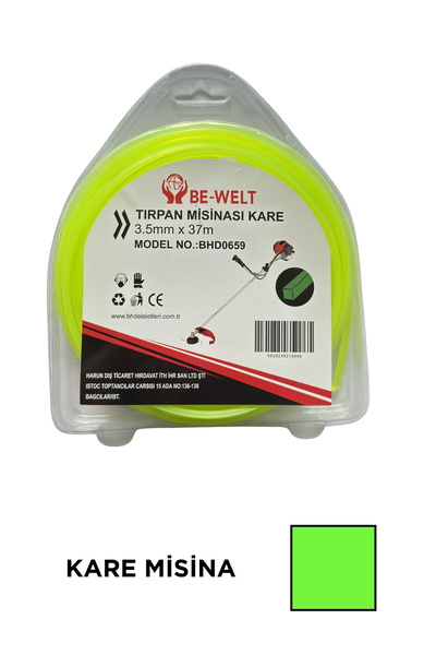 Be-welt Tırpan Misina Kare- 3.5mm 37 Metre - Yüksek kalite