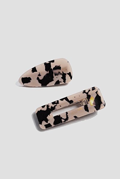 New Obsessions Κλιπ μαλλιών - Καφέ - Πίσω εκτύπωση