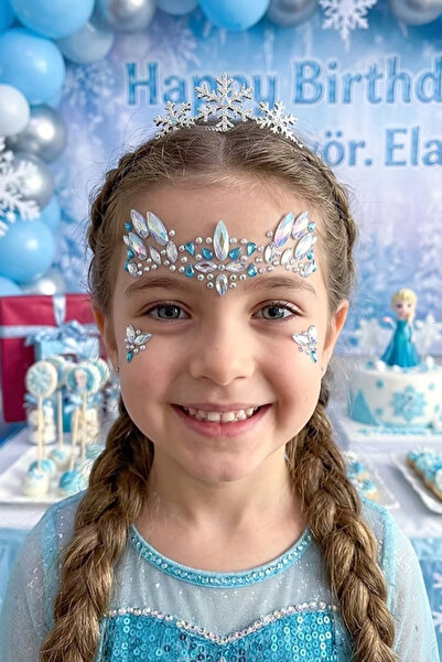 Le Mabelle ملصق وجه فتاة موديل فضة الماس