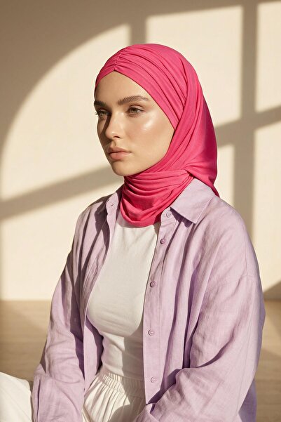 Aisha's Design Gotov za nošenje, stilski i udoban drapirani šal od češljanog ...