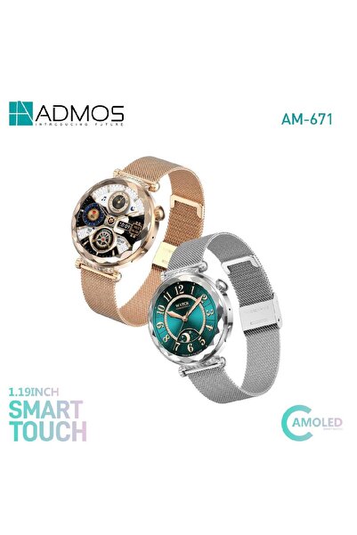 ADMOS AM-671 Elite AMOLED Smartwatch with Triple Custom Band Set