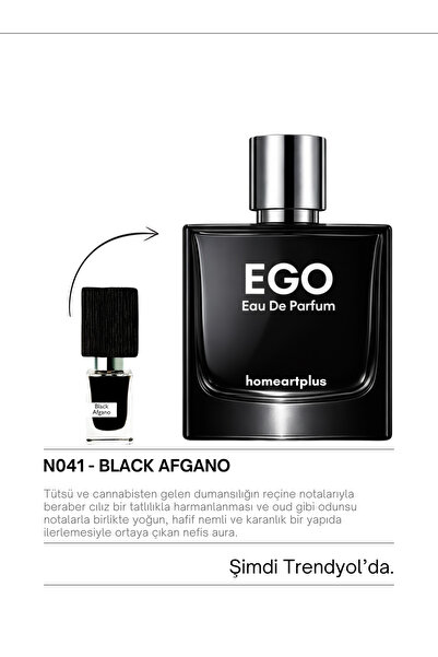 homeartplus N041 - ( BLACK AFGANO ) 50 ML Nish Kalite Erkek Parfüm