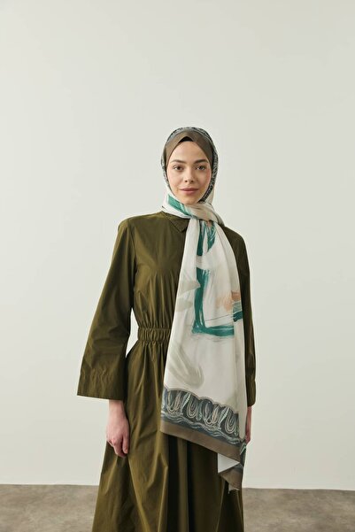 Modakaşmir Tribal Desen Medine İpeği Şal