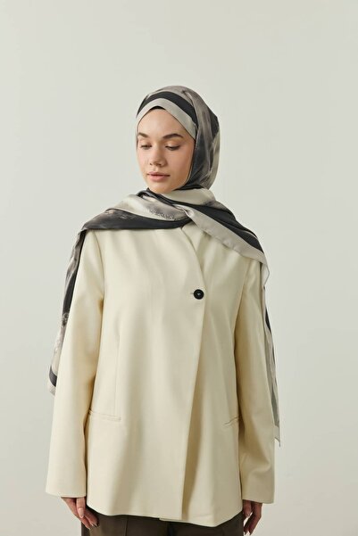 Modakaşmir Ravena Desen Twill Şal