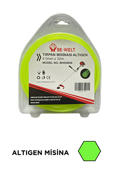 Be-welt Tırpan Misina Altıgen - 4.0mm 32 Metre - Yüksek kalite