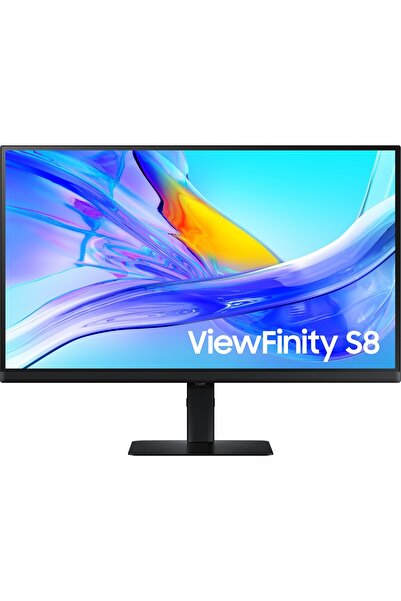 Samsung Viewfinity S8 S80ud 27" Uhd 4k (3840 X 2160) Ips Pivot Monitör Ls27d8...