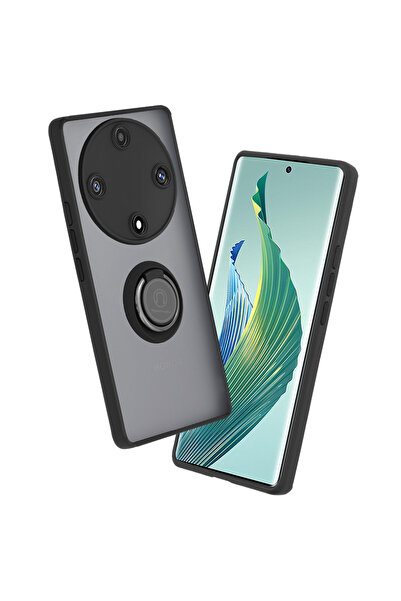 Techsuit Husa pentru Honor Magic5 Lite, Glinth, protectie antisoc, negru