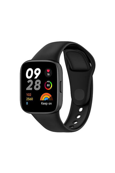OEM Λουράκι Σιλικόνης Μαύρο (Redmi Watch 3 Active) EDA007923701D