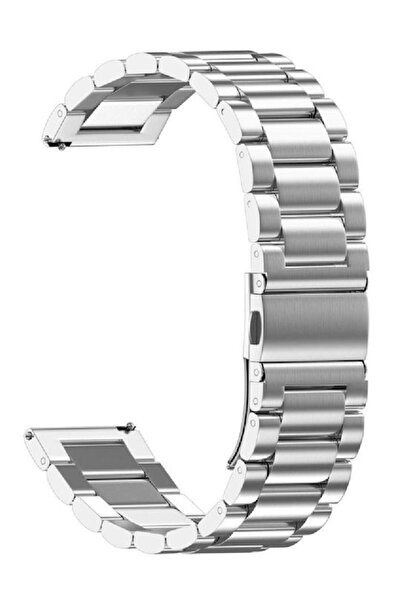 OEM BAND-007-SL Μεταλλικό Μπρασελέ Ασημί 22mm