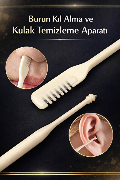 Yenilig Burun Kıl Alma ve Kulak Temizleme Aparatı Çift Uçlu Pratik Temizlik A...
