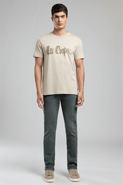 Lee Cooper Londonlogo Ανδρικό T-Shirt με κανονική εφαρμογή, 100% βαμβάκι, με ...