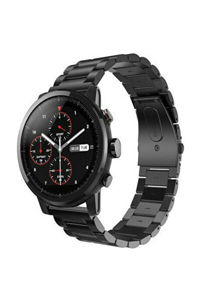 OEM Stainless Steel Black Λουράκι Ανοξείδωτο Ατσάλι Μαύρο (Mi Watch)