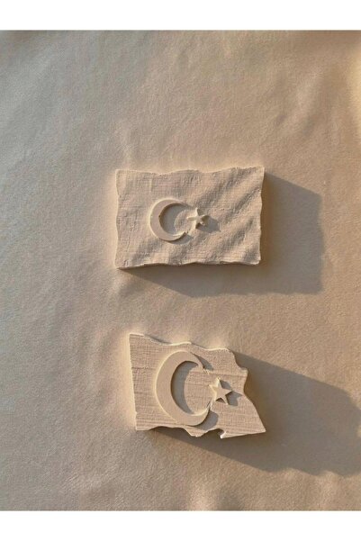 CEG Art Gallery Taş Boyama Seti - 4'lü Bayrak Seti - 1 Adet Fırça + 3 Renk Boya
