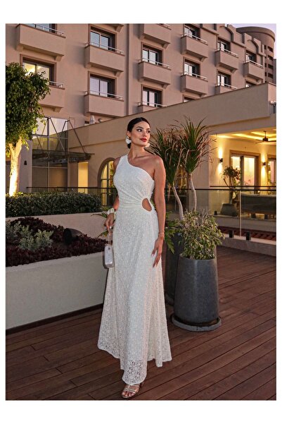 ESRAHELVACI Βραδινό φόρεμα & φόρεμα χορού - Εκρού - Φουσκωτή φούστα