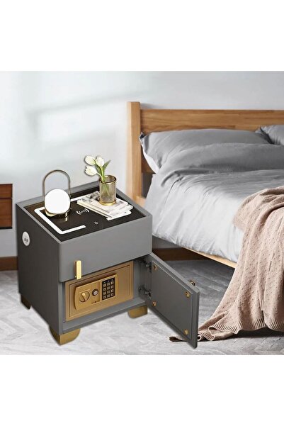 CasaDesteapta.ro Νυχτερινό τραπέζι - Γκρι