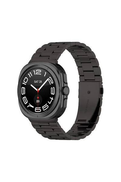 OEM Λουράκι από ανοξείδωτο ατσάλι, μαύρο, για Galaxy Watch Ultra