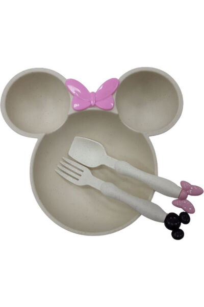 OEM ΟΕΜ Σετ Φαγητού Μπεζ 3τμχ 321-1088-0012