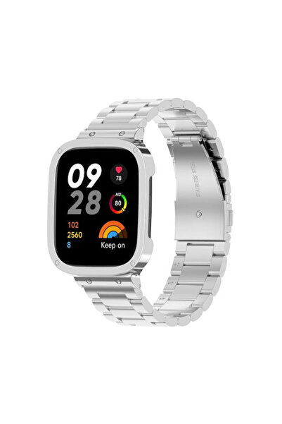 OEM 2 σε 1 Λουράκι από ανοξείδωτο ατσάλι Γκρι (Redmi Watch 3) EDA004342801D