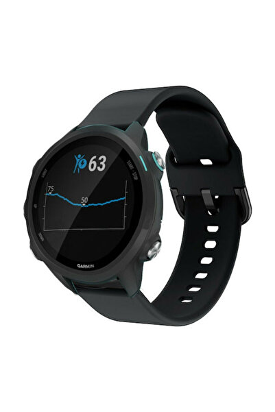 OEM Λουράκι Σιλικόνης Μαύρο (Amazfit Bip / Garmin Vivoactive 3 / Galaxy Watch...