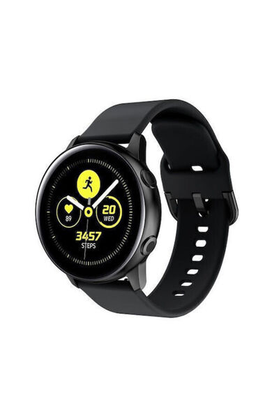 OEM Λουράκι Σιλικόνης Μαύρο (Amazfit Active 2) e46005p