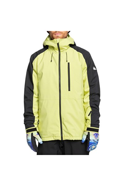 Quiksilver MISSION BLOCK Μπουφάν Χιονιού Πράσινο Σέλινο