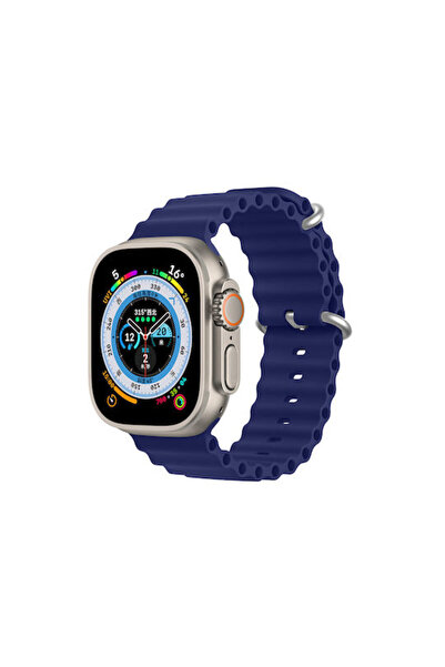 Dux Ducis Λουράκι Σιλικόνης Έκδοση OceanWave Ναυτικό Μπλε (Apple Watch 8, 7, ...