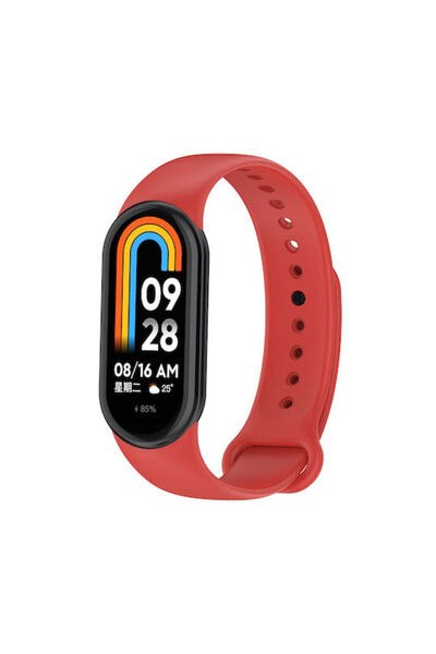 OEM Κόκκινο λουράκι σιλικόνης για Xiaomi Smart Band 8 8 Nfc