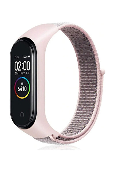 OEM Υφαντό Λουράκι Ροζ (Mi Band 3/Mi Smart Band 4)