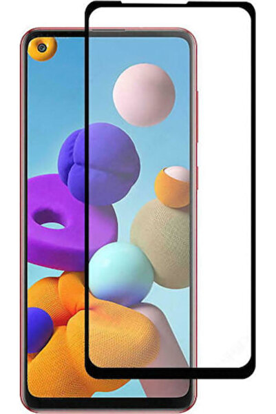 OEM Πλήρης Κόλλα Πλήρες Γυαλί Προστασίας Προσώπου (Galaxy A21s)