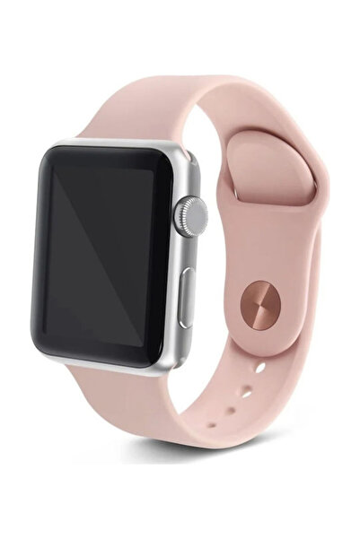 OEM Λουράκι σιλικόνης Ροζ Άμμου (Apple Watch 42/44mm)