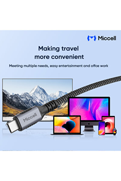 miccell كابل شحن سريع بقوة 240 واط