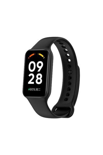 OEM Λουράκι Σιλικόνης Μαύρο (Smart Band 8 Active) 0.4