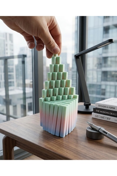3D Hareketli kesitli çubuk stres oyuncağı