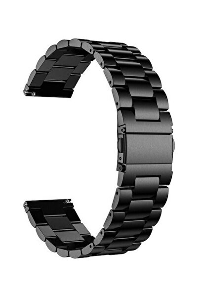 OEM Λουράκι Μεταλλικό Μαύρο (Amazfit GTS 2 / GTS 2 Mini / GTS 2e)