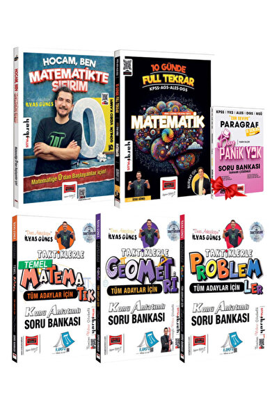 Yargı Yayınları İlyas Güneş| Hocam Ben Matematikte Sıfırım+ 10 Günde Full Tek...