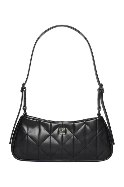 Calvin Klein Women's Black Handbag with Brand Logo, Suitable for Daily Use