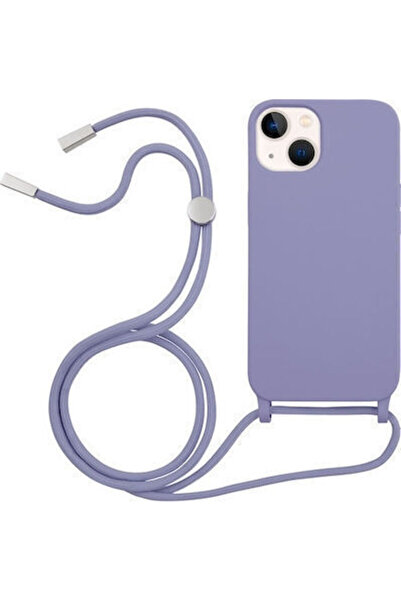 OEM Θήκη με λουράκι χιαστί (IPHONE 13) Γαλάζιο