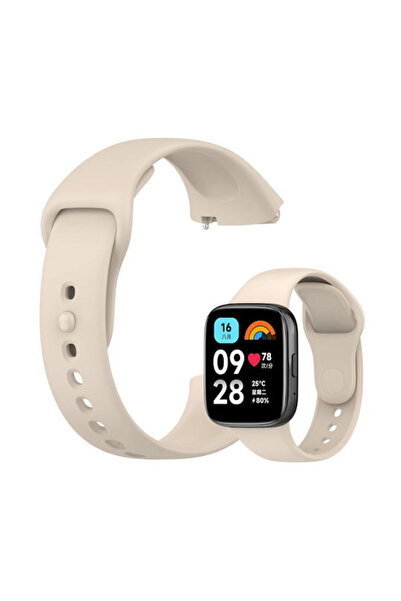 OEM Λουράκι Σιλικόνης Μπεζ (Redmi Watch 3 Active) 3549