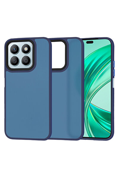 Techsuit Husă pentru Honor X8b, Seria HaloFrost, protecție antișoc, bleumarin