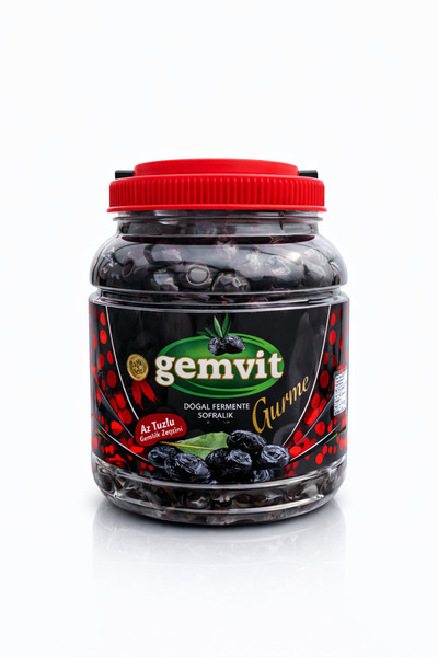 Gemvit Mega Az Tuzlu Sofralık Zeytin 1kg