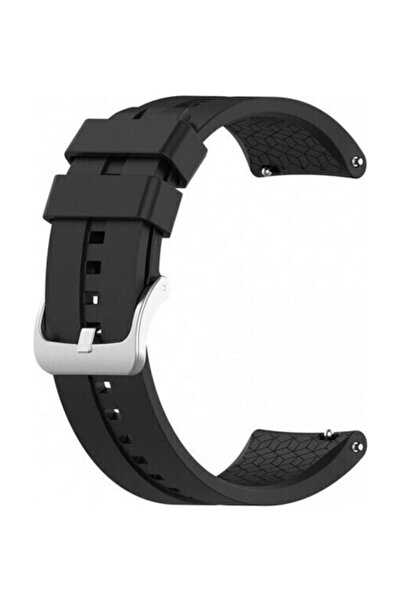 OEM Λουράκι Σιλικόνης Μαύρο (Huawei Watch GT, Huawei Watch GT2) 1234567890123