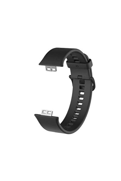 OEM Λουράκι Σιλικόνης Μαύρο (Huawei Watch Fit)