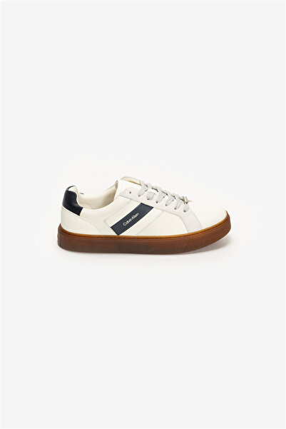 Calvin Klein Classic Cupsole Laceup Tape Lth2 Erkek Sneaker Bej