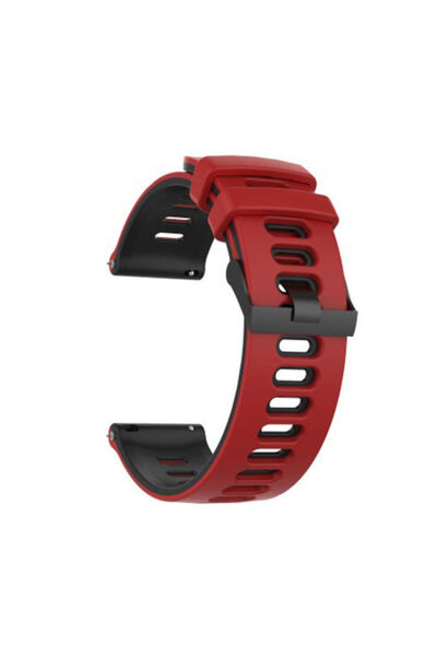 OEM Δίχρωμο Λουράκι 22mm Huawei Watch Gt4 Κόκκινο Μαύρο