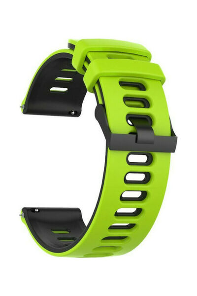 OEM Dual-color Λουράκι Σιλικόνης Lime / Black (Huawei Watch 3 / Huawei Watch ...